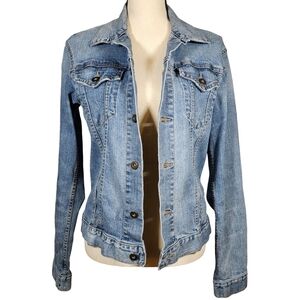 Uniqlo Womens Lightwash Denim Jacket, Small